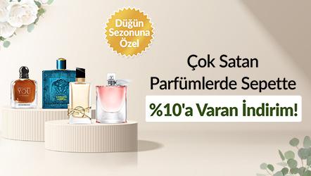 Çok Satan Parfümlerde Sepette %15'e Varan İndirim!