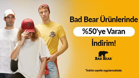 Bad Bear Markalı Ürünlerde Sepette %50'ye Varan İndirim!