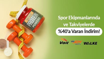 Spor Ekipmanlarında ve Takviyelerde %40'a Varan İndirim!