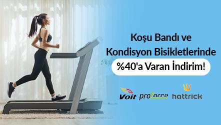 Koşu Bandı ve Kondisyon Bisikletlerinde %40'a Varan İndirim!