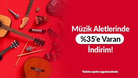 Müzik Aletlerinde Sepette %35'e Varan İndirim!