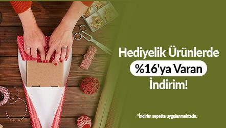 Hediyelik Ürünlerde Sepette %16'ya Varan İndirim!