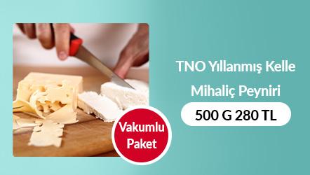 TNO Yıllanmış Kelle Mihaliç Peyniri 500 G Vakumlu Paket 280 TL