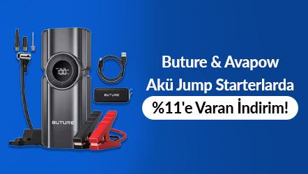 Buture & Avapow Akü Jump Starterlarda %11'e Varan İndirim!