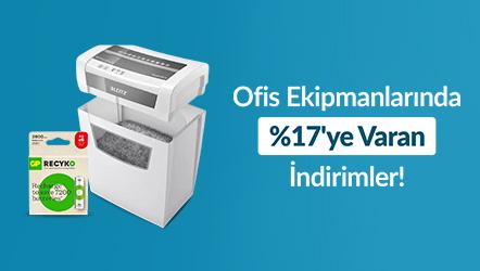 Ofis Ekipmanlarında %17'ye Varan İndirimler!