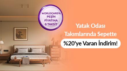 Yatak Odası Takımlarında Sepette %20'ye Varan İndirim!