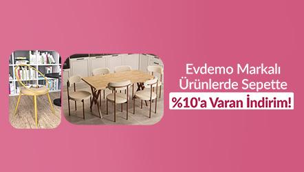Evdemo Markalı Ürünlerde Sepette %10'a Varan İndirim!