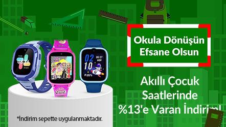 Akıllı Çocuk Saatlerinde %13'e Varan İndirim!