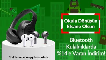 Bluetooth Kulaklıklarda %14'e Varan İndirim!