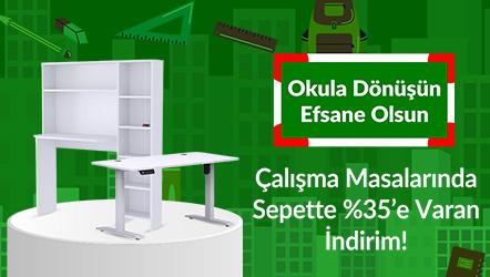 Çalışma Masalarında Sepette %35’e Varan İndirim