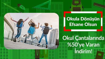 Okul Çantalarında %50'ye Varan İndirim