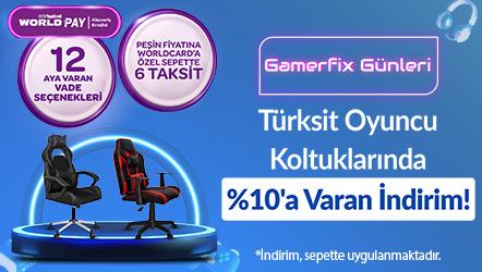 Türksit Oyuncu Koltuklarında %10'a Varan İndirim!
