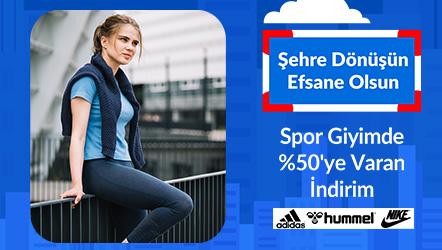 Spor Giyimde Yeni Sezon Şehre Geldi %50 'ye Varan İndirim