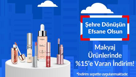 Makyaj Ürünlerinde Sepette %15’e Varan İndirim