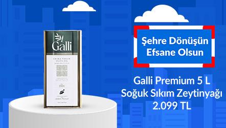 Galli Premium 5 L Soğuk Sıkım Zeytinyağı 2.125 TL