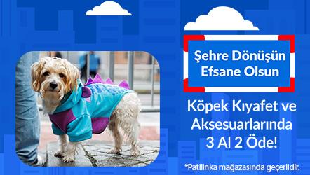 Patilinka Mağazasında Köpek Kıyafet ve Aksesuarlarında 3 Al 2 Öde!