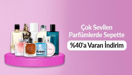 Çok Sevilen Parfümlerde Sepette %40'a Varan İndirim
