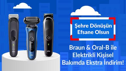 Braun & Oral-B ile Elektrikli Kişisel Bakımda Ekstra İndirim!