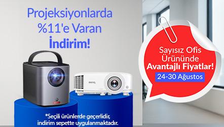 Projeksiyonlarda %11'e Varan İndirim!