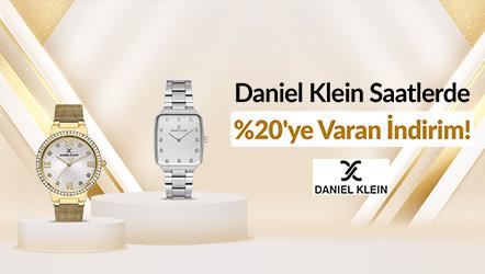 Daniel Klein Saatlerde %20'ye Varan İndirim!
