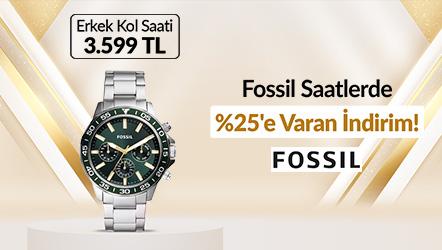 Fossil Saatlerde %25'e Varan İndirim!