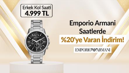 Emporio Armani Saatlerde %20'ye Varan İndirim!