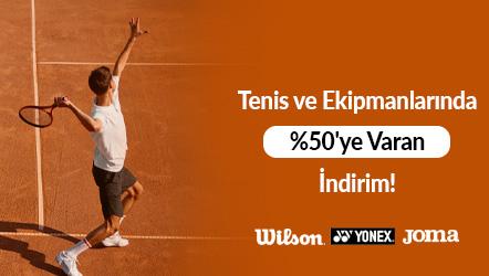 Tenis ve Ekipmanlarında %50' ye Varan İndirim!