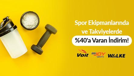 Spor Ekipmanlarında ve Takviyelerde %40'a Varan İndirim!