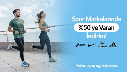 Spor Markalarında Sepette %50'e Varan İndirim!