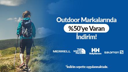 Outdoor Markalarında Sepette %50'e Varan İndirim!