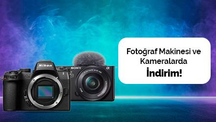 Fotoğraf Makinesi ve Kameralarda İndirim!