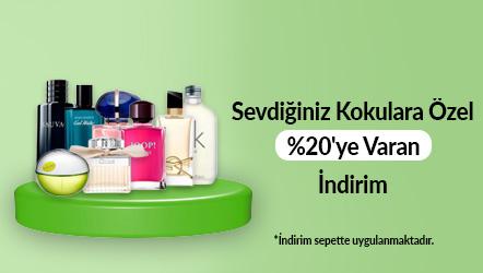 Sevdiğiniz Kokulara Özel Sepette %20'ye Varan İndirim