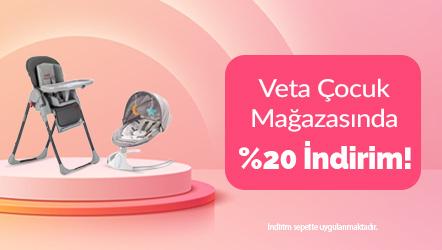 VETAÇOCUK Mağazasında Sepette %20 İndirim