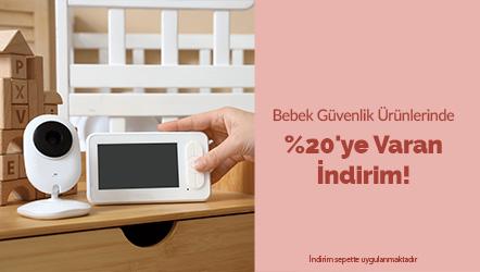 Bebek Güvenlik Ürünlerinde Sepette %20'ye Varan İndirim