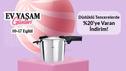 Düdüklü Tencerelerde %20'ye Varan İndirim