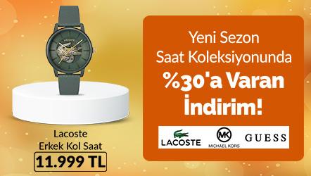 Yeni Sezon Saat Koleksiyonunda %30'a Varan İndirim!