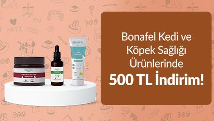 Bonafel Kedi ve Köpek Sağlığı Ürünlerinde 500 TL İndirim!