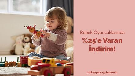 Bebek Oyuncaklarında %25'e Varan İndirim!