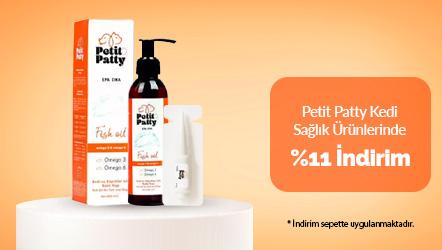 Petit Patty Kedi Sağlık Ürünlerinde Sepette %11 İndirim