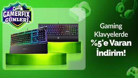Gaming Klavyelerde %5'e Varan İndirim!