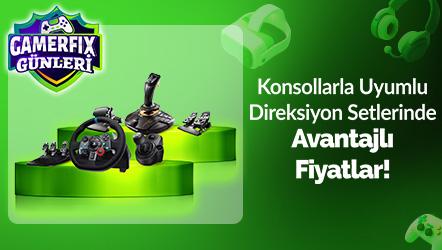 Konsollarla Uyumlu Direksiyon Setlerinde Avantajlı Fiyatlar!