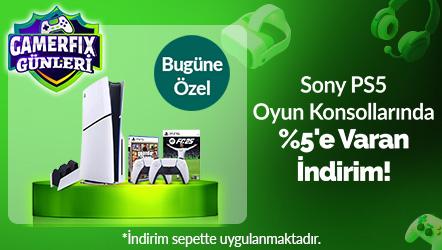 Sony PS5 Oyun Konsollarında %5'e Varan İndirim!