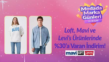 Loft, Mavi ve Levi’s Ürünlerinde %30’a Varan İndirim!