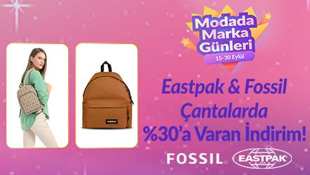 Eastpak & Fossil Çantalarda %30’a Varan İndirim