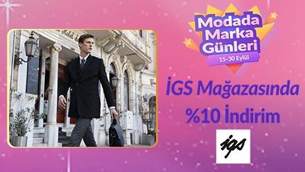 İGS Mağazasında %10 İndirim
