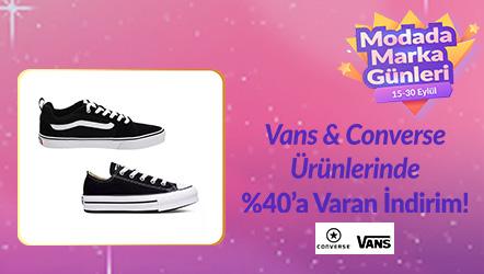 Vans & Converse Ürünlerinde %40’a Varan İndirim!