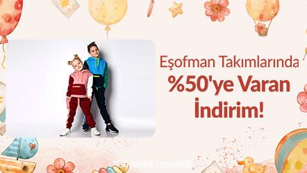 Eşofman Takımlarında %50'ye Varan İndirim