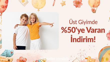Üst Giyimde %50'ye Varan İndirim