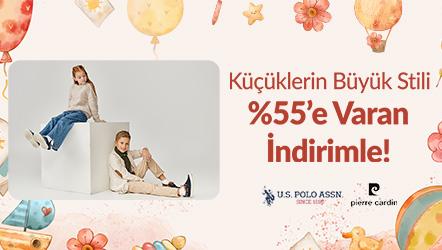 Küçüklerin Büyük Stili %55’e Varan İndirimle!