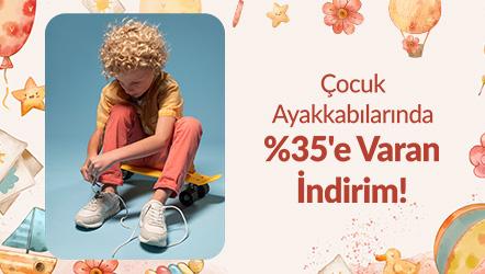 Çocuk Ayakkabılarında %35'e Varan İndirim!